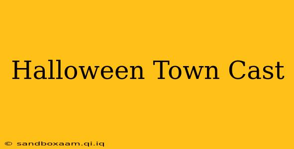 Halloween Town Cast