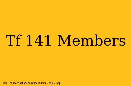 Tf 141 Members